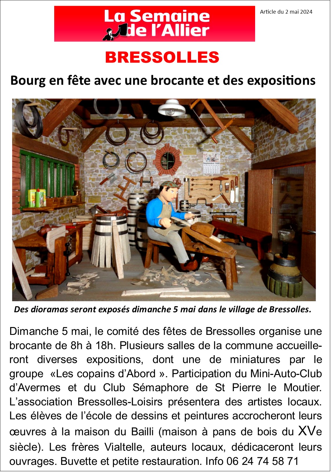 Article La semaine de l'Allier