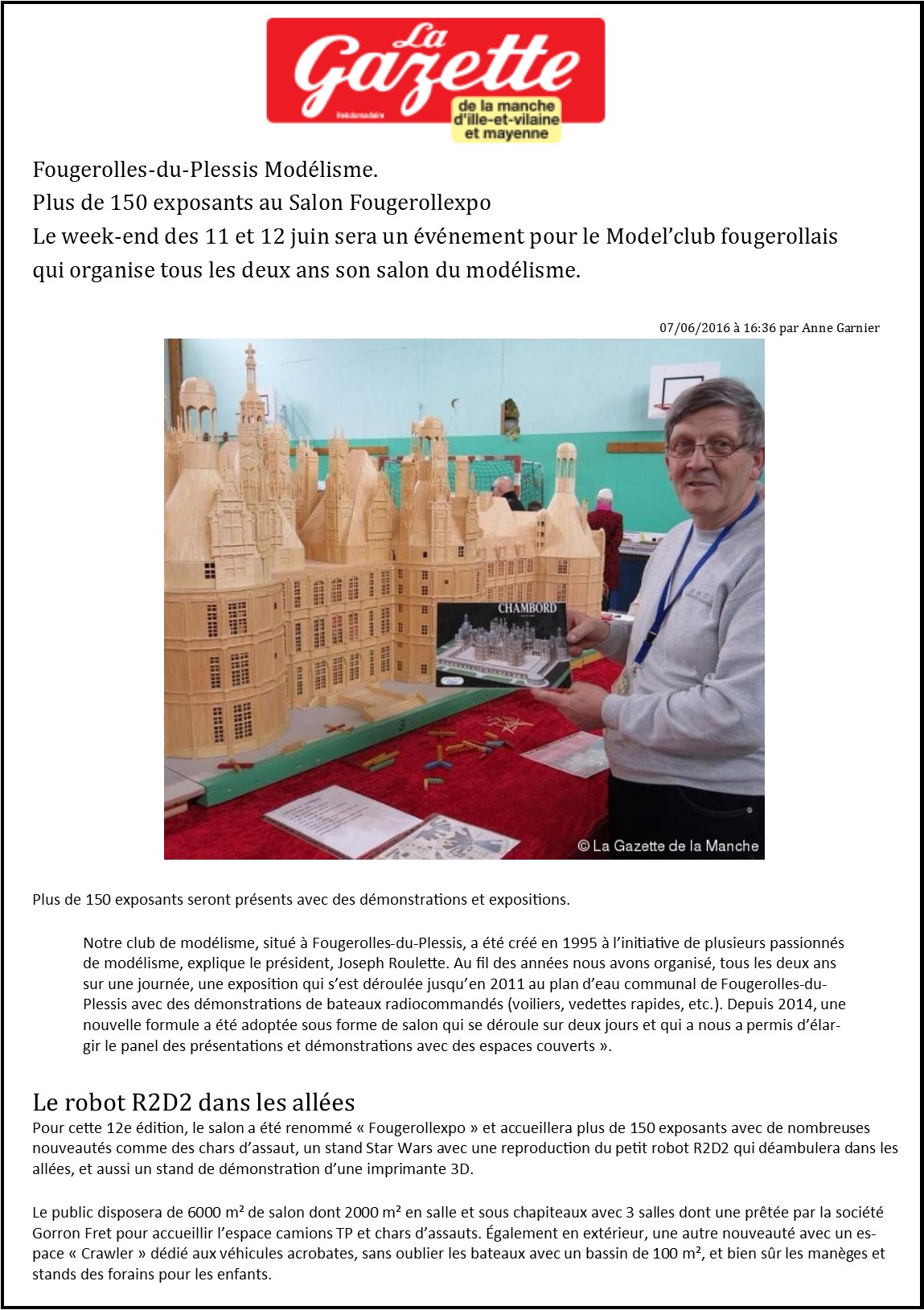 Article de presse
