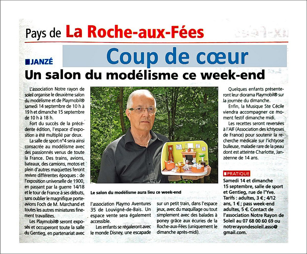 Article Pays de la roche aux fées