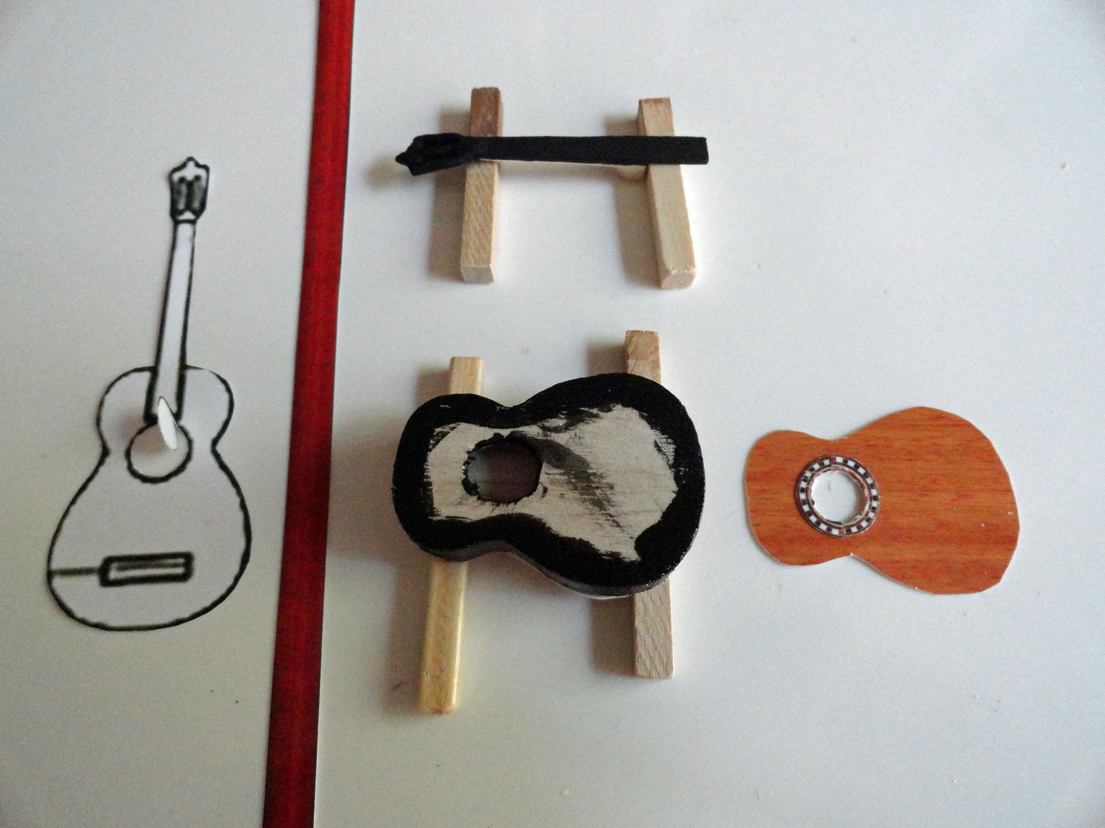 Montage de la guitare classique